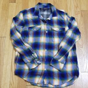 Gap + Pendleton plaid button down shirt